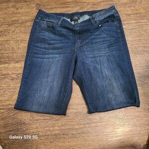Venezia by Lane Bryant Dark Blue Women's Denim Jeans Size 18L Pre-Owned Outdoor